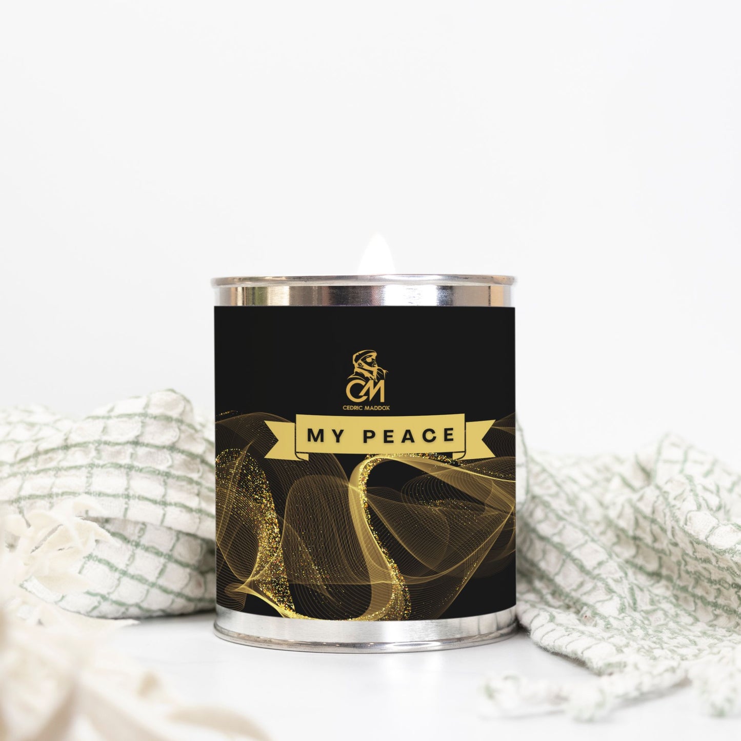 Gold Candle Paint Can (Hand Poured 16 oz.)