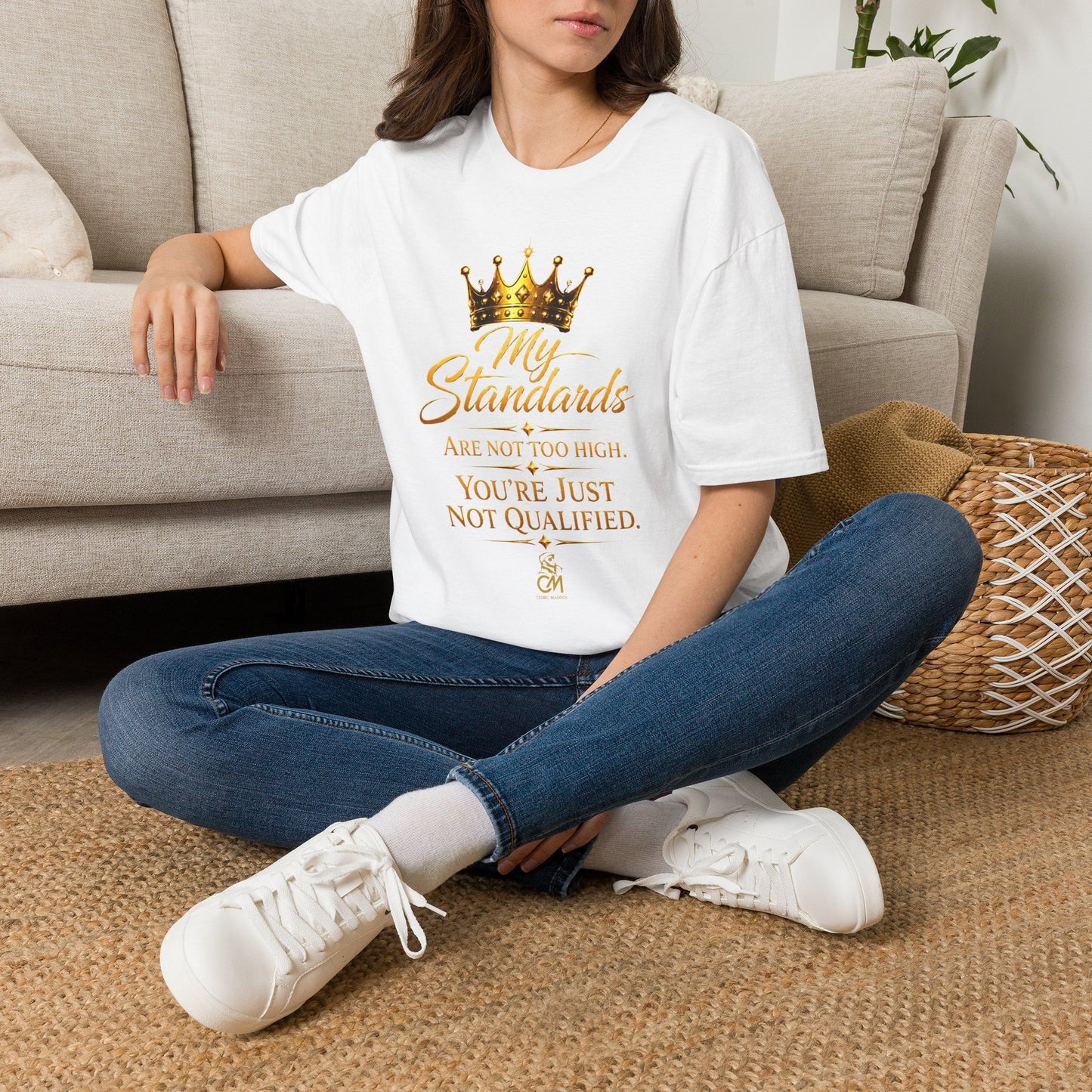 My Standards ARE NOT TOO HIGH YOU'RE JUST NOT QUALIFED.Unisex Softstyle T-Shirt