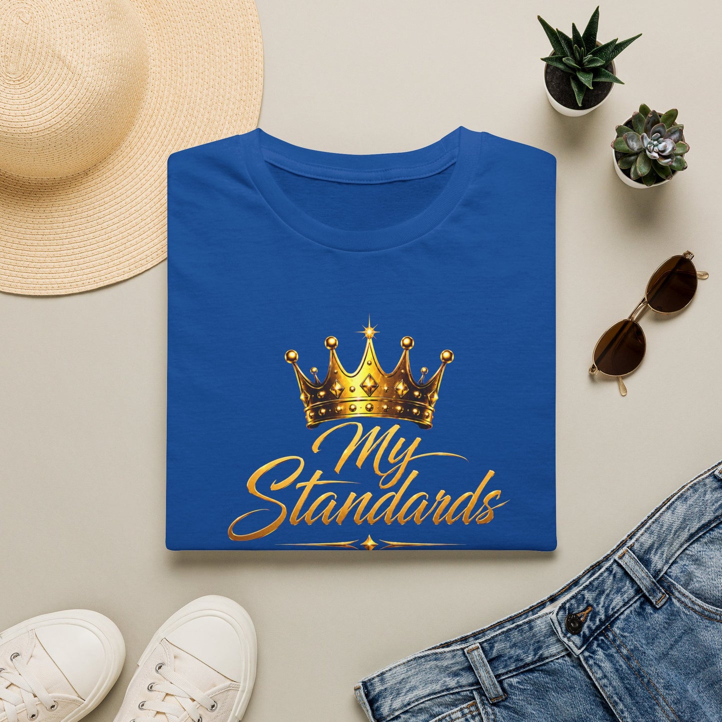 My Standards ARE NOT TOO HIGH YOU'RE JUST NOT QUALIFED.Unisex Softstyle T-Shirt