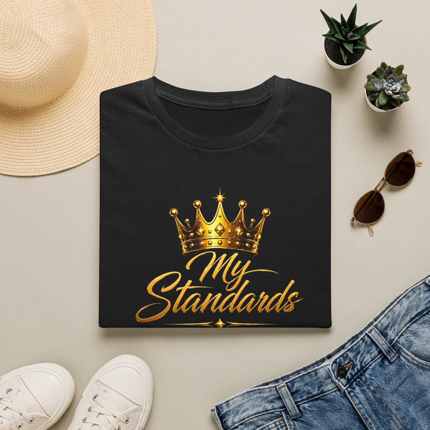 My Standards ARE NOT TOO HIGH YOU'RE JUST NOT QUALIFED.Unisex Softstyle T-Shirt