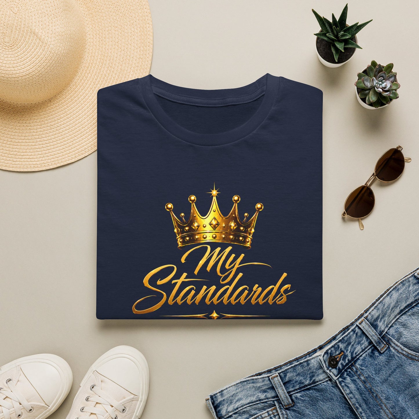 My Standards ARE NOT TOO HIGH YOU'RE JUST NOT QUALIFED.Unisex Softstyle T-Shirt