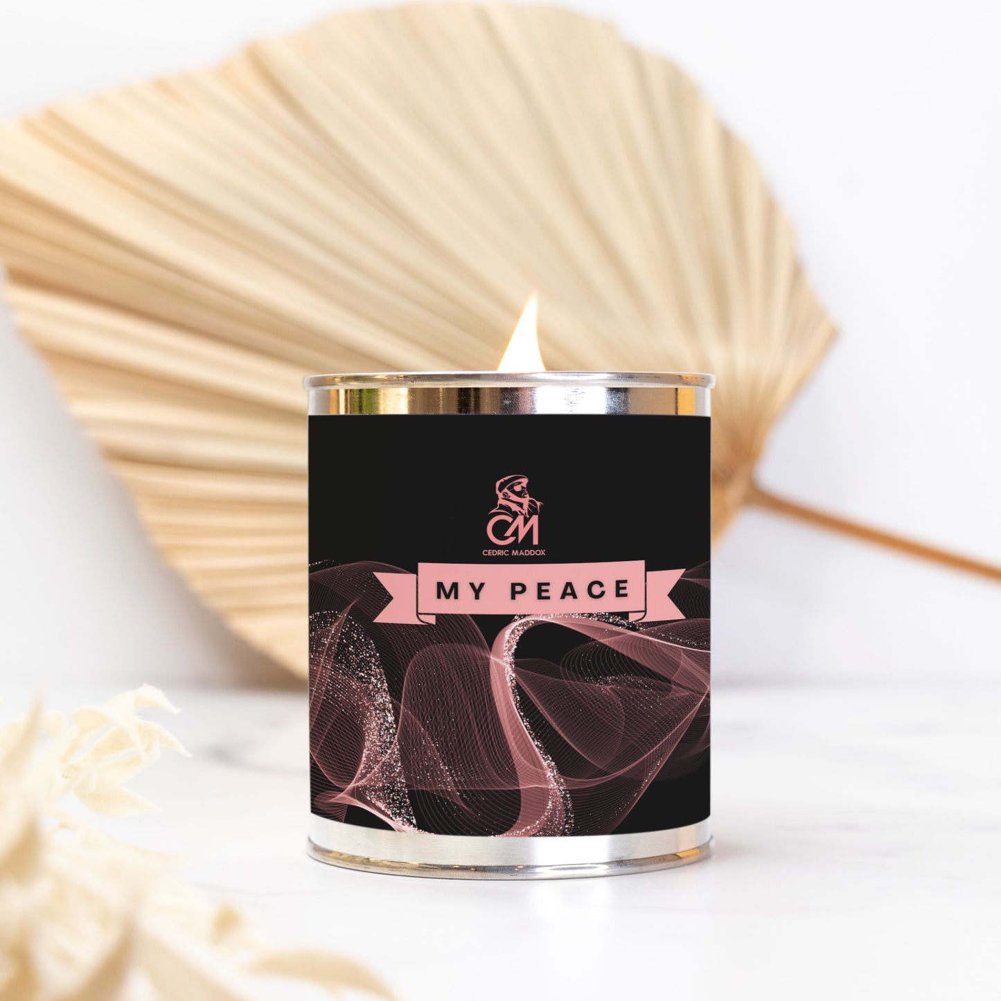 Rose Gold Candle Paint Can (Hand Poured 16 oz.)