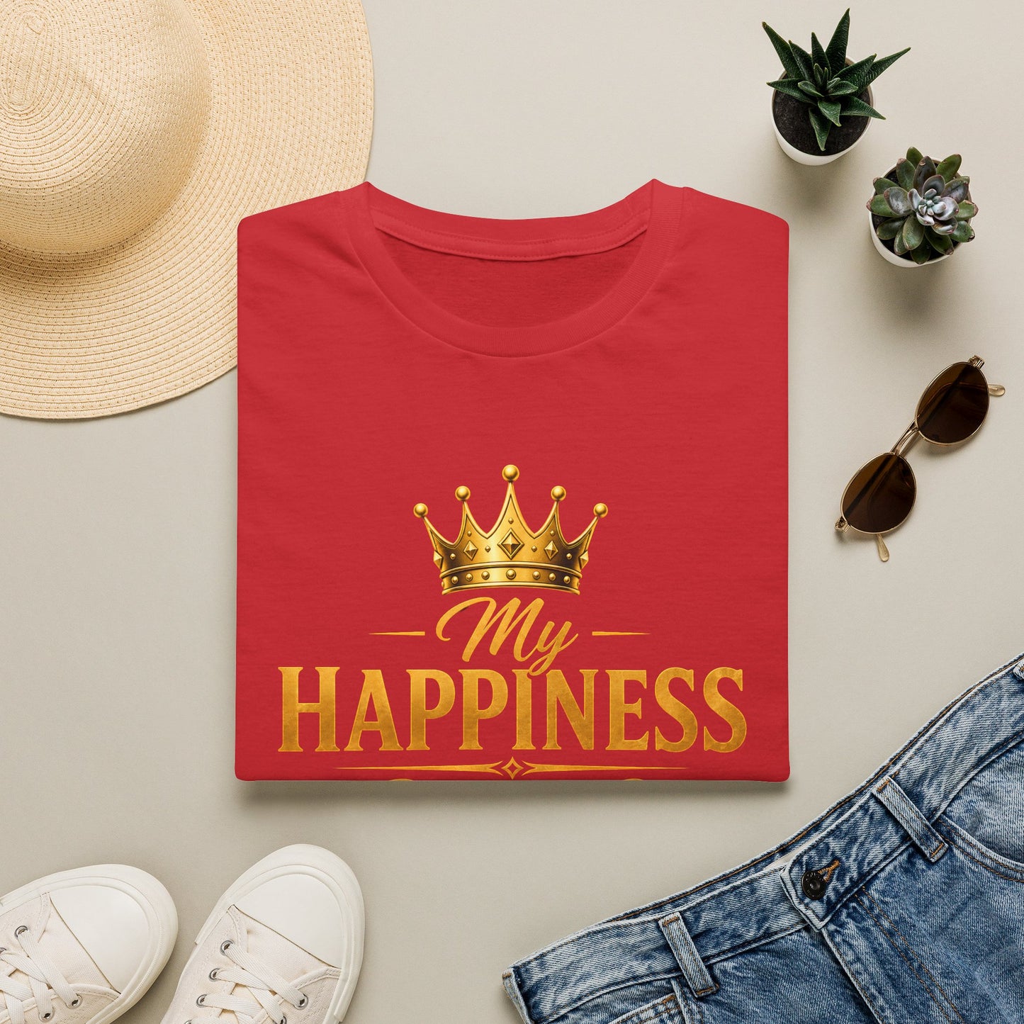 My Happiness PROTECTED BY BOUNDARIES  Unisex Softstyle T-Shirt