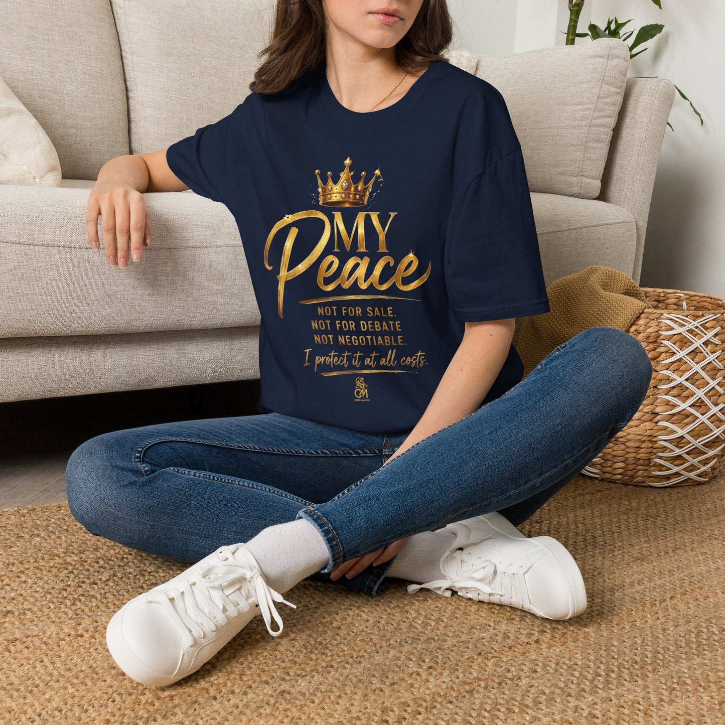 MY Peace NOT FOR SALE NOT FOR DATE NOT NEGOTIABLE I PROTECTED IT AT ALL COST .Unisex Softstyle T-Shirt Uni sex