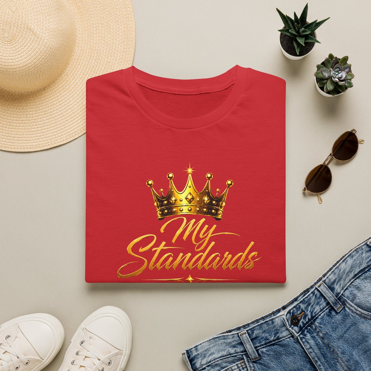 My Standards ARE NOT TOO HIGH YOU'RE JUST NOT QUALIFED.Unisex Softstyle T-Shirt