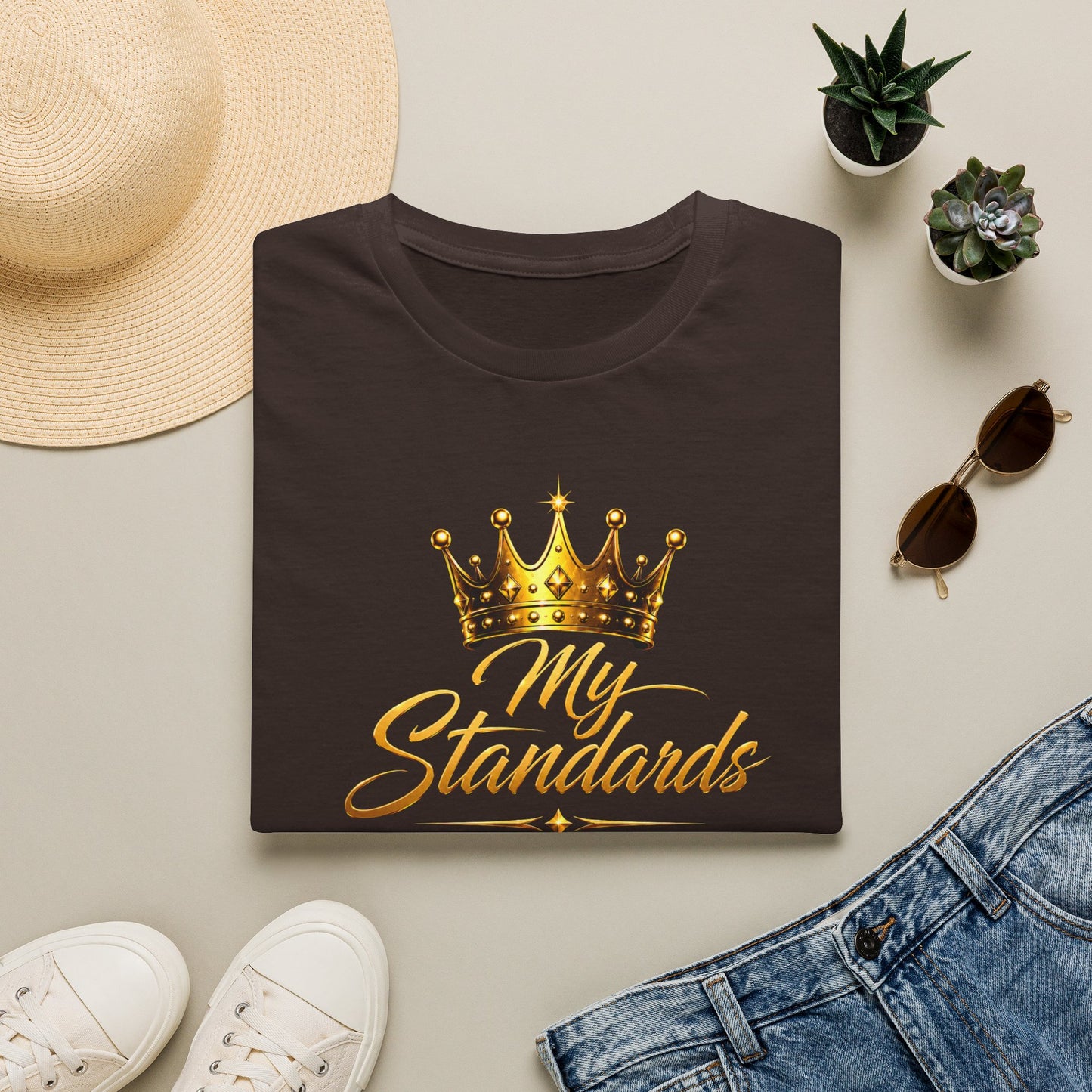 My Standards ARE NOT TOO HIGH YOU'RE JUST NOT QUALIFED.Unisex Softstyle T-Shirt