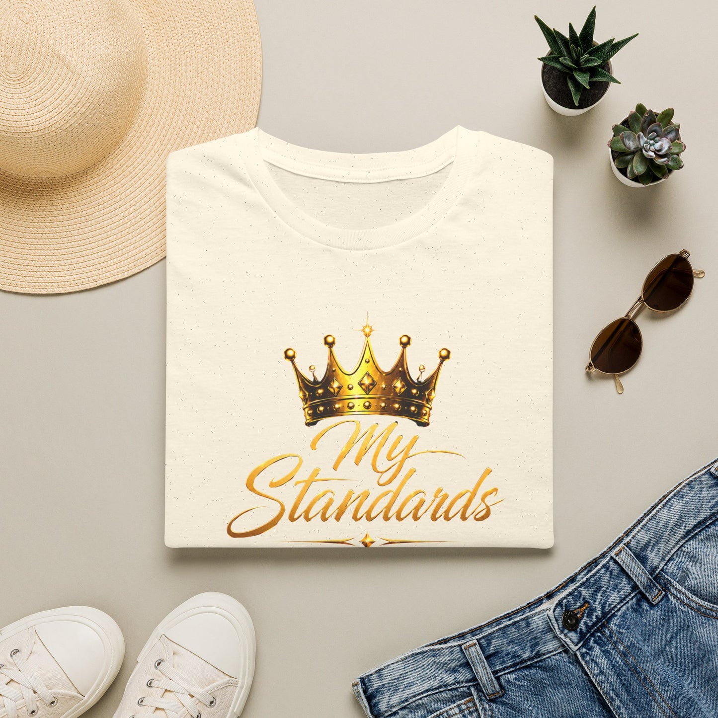 My Standards ARE NOT TOO HIGH YOU'RE JUST NOT QUALIFED.Unisex Softstyle T-Shirt