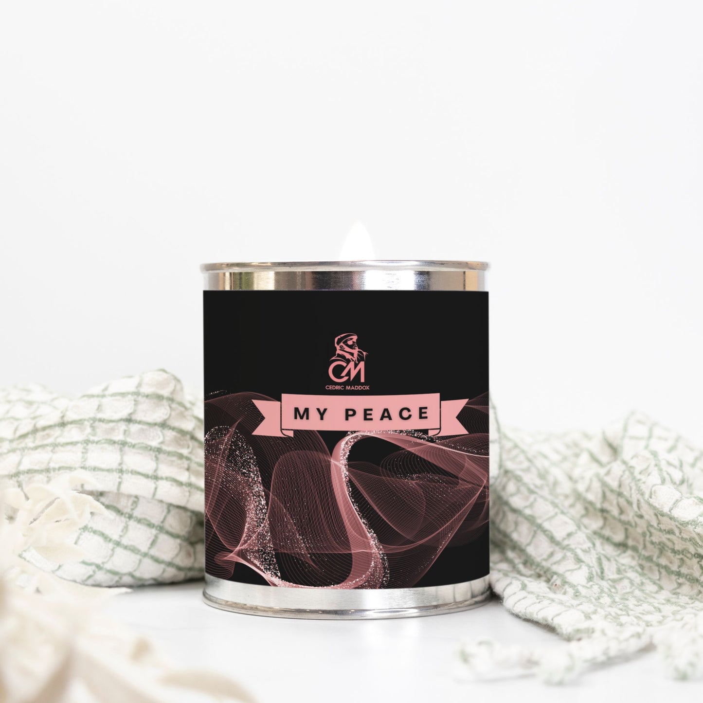 Rose Gold Candle Paint Can (Hand Poured 16 oz.)