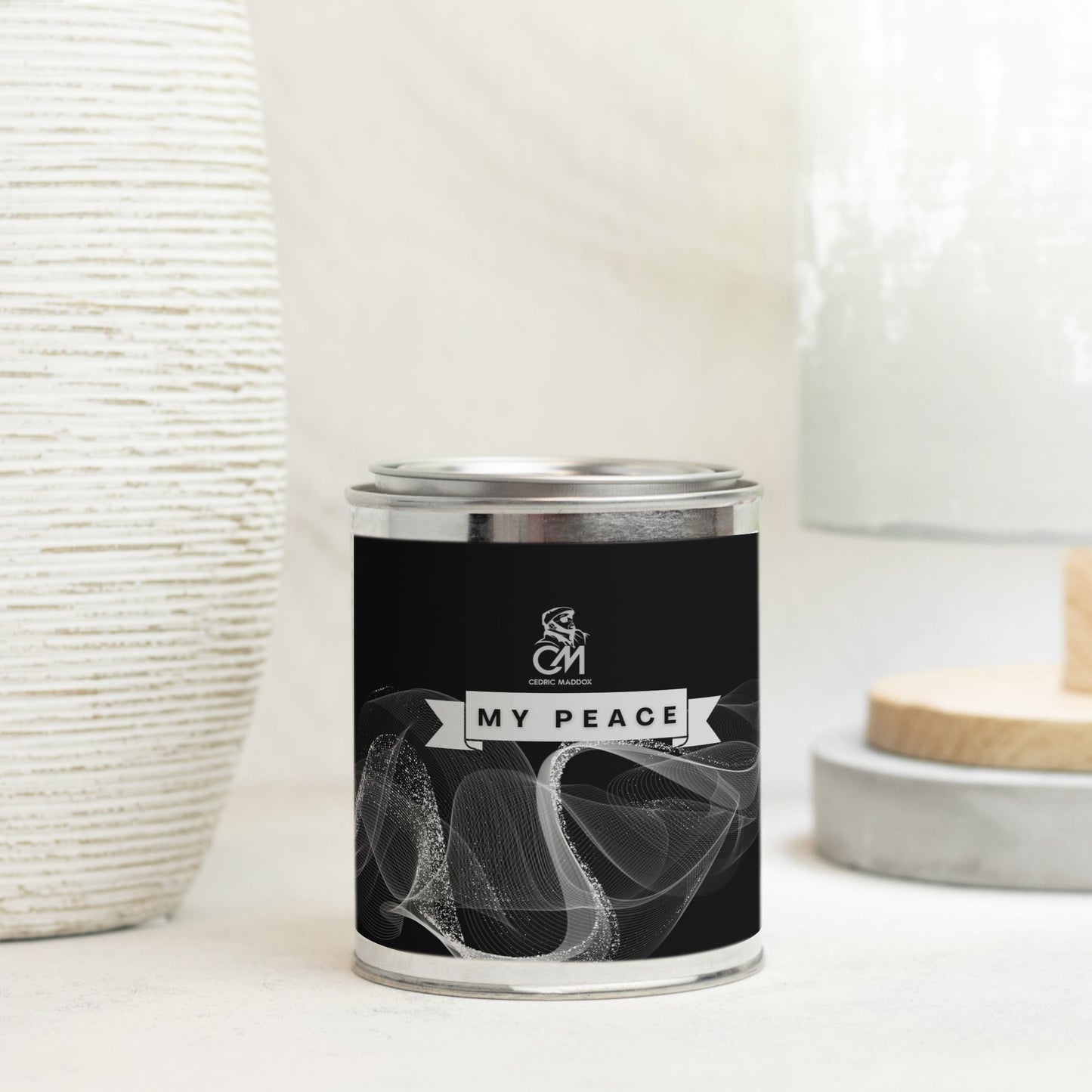 Silver Candle Paint Can (Hand Poured 16 oz.)