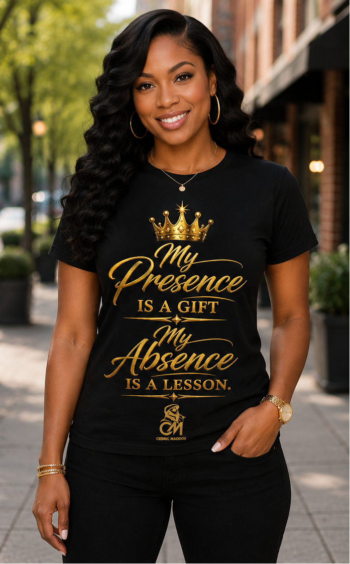 My Presence IS A GIFT My Absence IS A LESSON   Unisex Softstyle T-Shirt