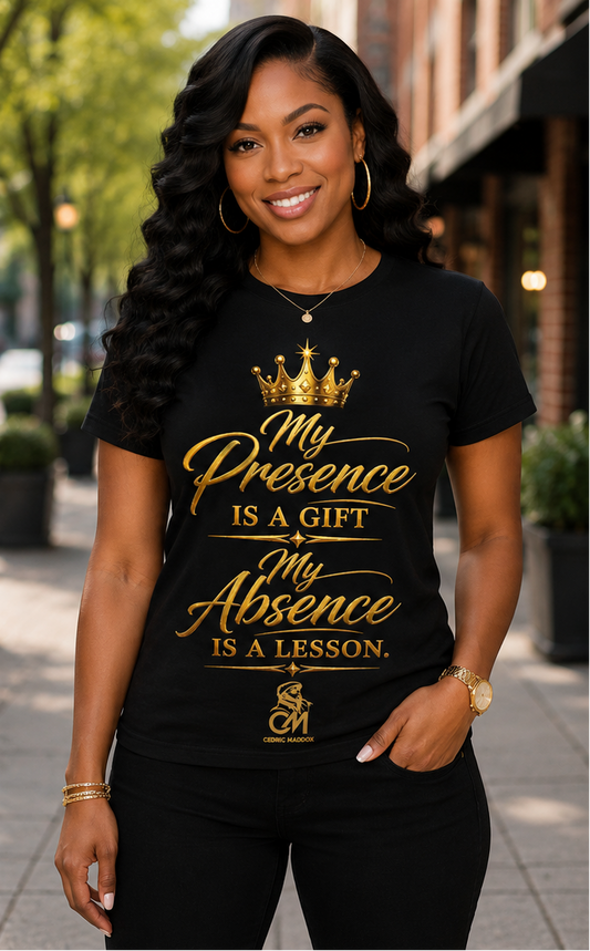 My Presence IS A GIFT My Absence IS A LESSON   Unisex Softstyle T-Shirt