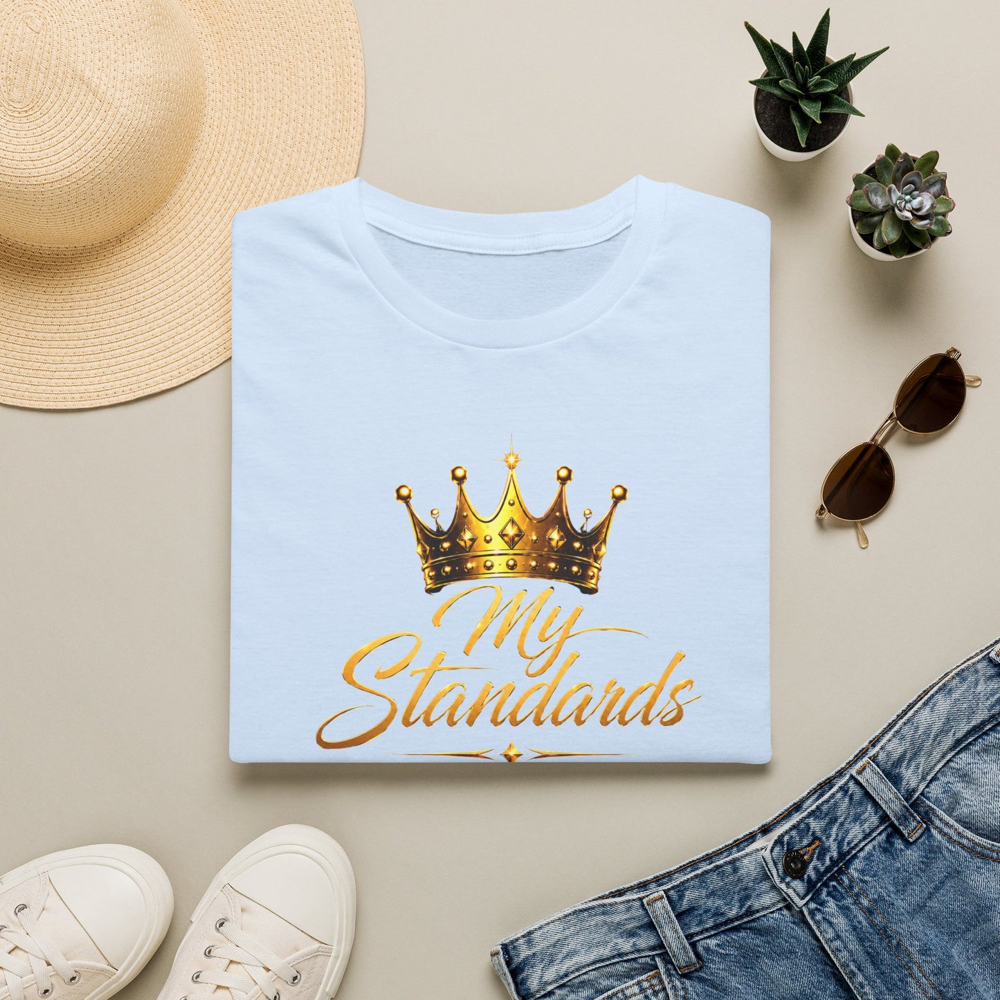 My Standards ARE NOT TOO HIGH YOU'RE JUST NOT QUALIFED.Unisex Softstyle T-Shirt