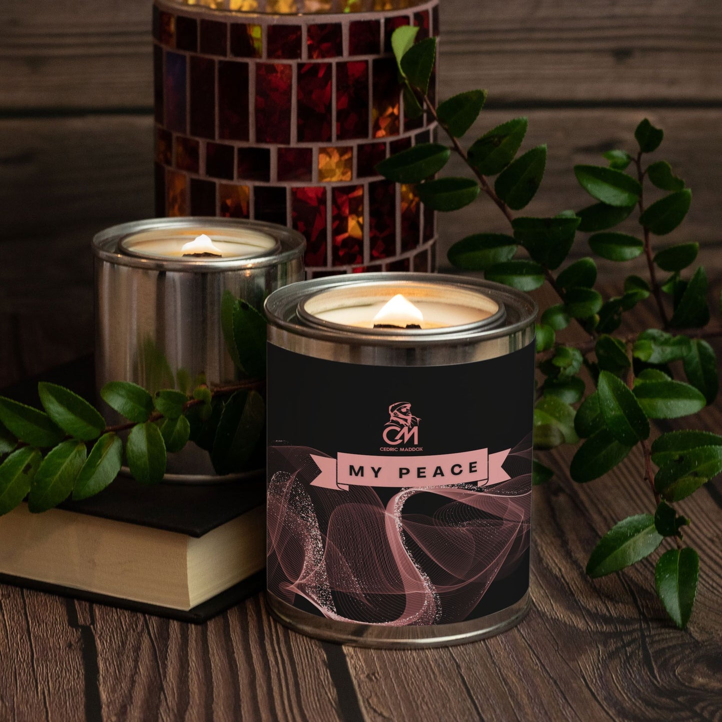 Rose Gold Candle Paint Can (Hand Poured 16 oz.)