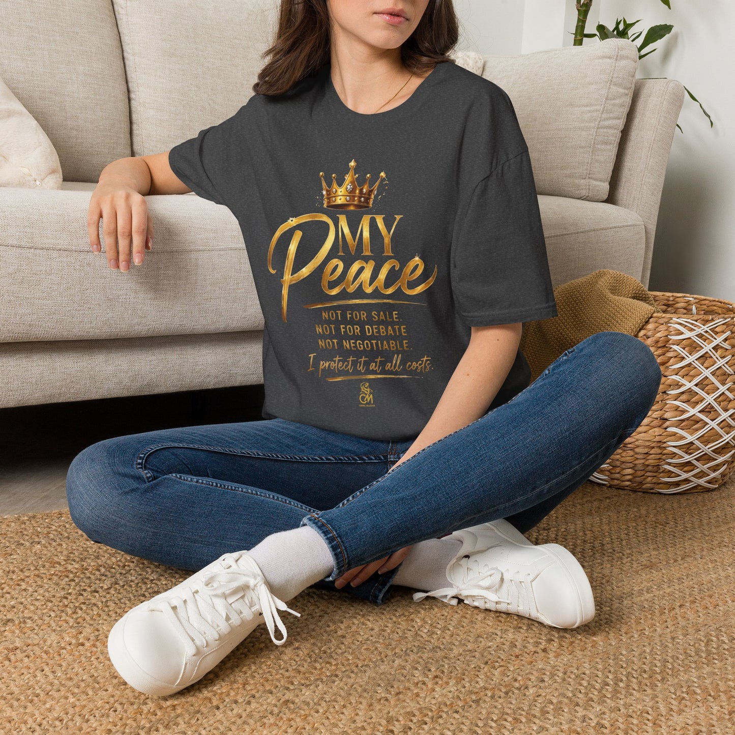 MY Peace NOT FOR SALE NOT FOR DATE NOT NEGOTIABLE I PROTECTED IT AT ALL COST .Unisex Softstyle T-Shirt Uni sex
