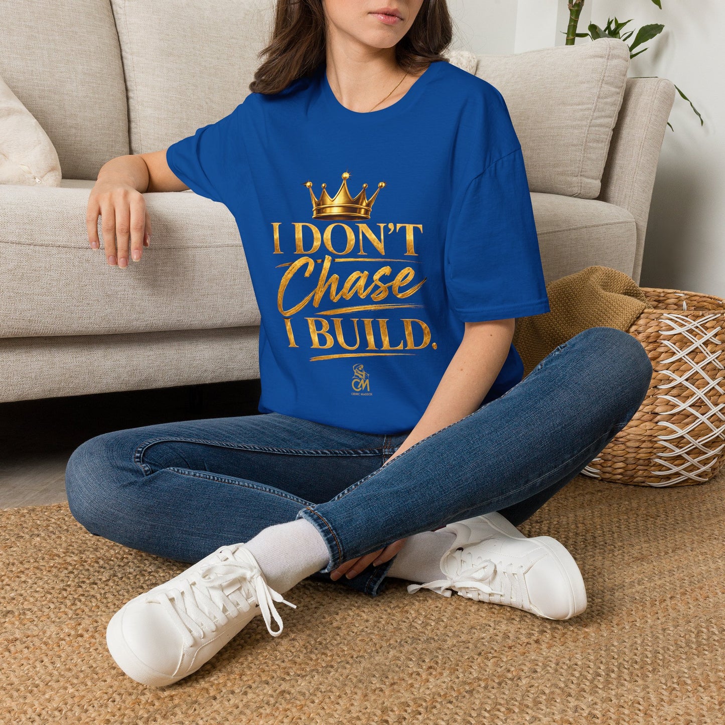 I DON'T CHASE I BUILD Unisex Softstyle T-Shirt
