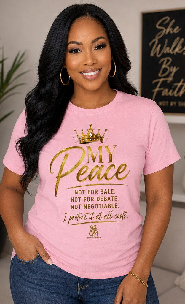 MY Peace NOT FOR SALE NOT FOR DATE NOT NEGOTIABLE I PROTECTED IT AT ALL COST .Unisex Softstyle T-Shirt Uni sex