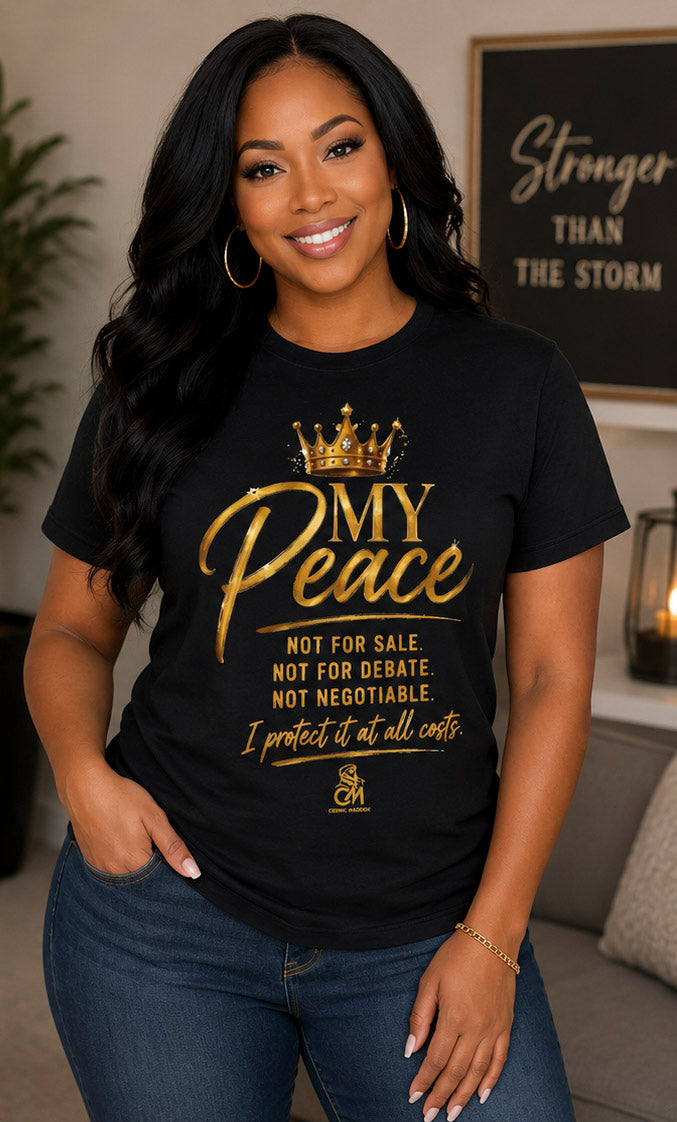 MY Peace NOT FOR SALE NOT FOR DATE NOT NEGOTIABLE I PROTECTED IT AT ALL COST .Unisex Softstyle T-Shirt Uni sex