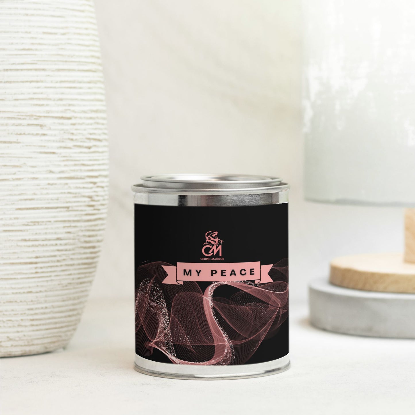 Rose Gold Candle Paint Can (Hand Poured 16 oz.)
