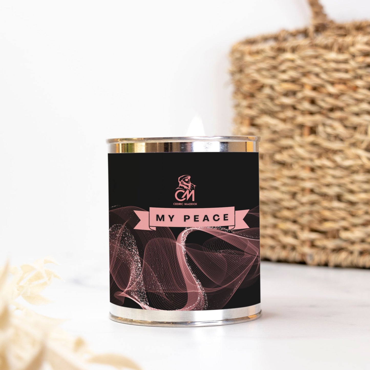 Rose Gold Candle Paint Can (Hand Poured 16 oz.)