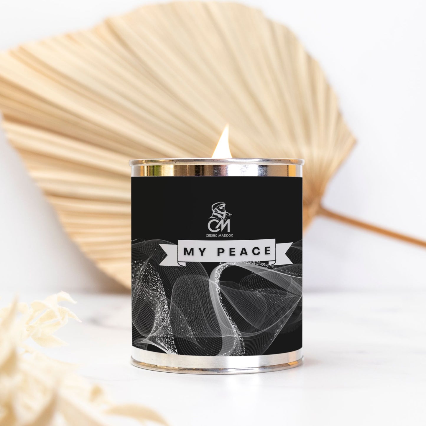 Silver Candle Paint Can (Hand Poured 16 oz.)
