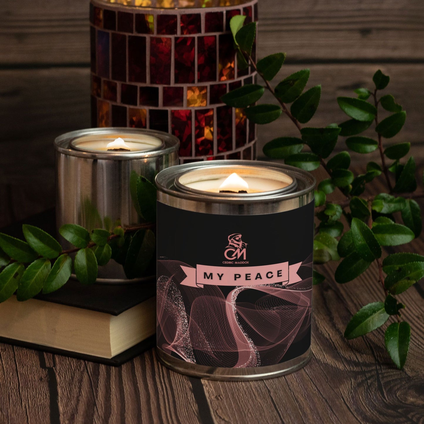 Rose Gold My Peace  Elite Candle  (Hand Poured 16 oz.)